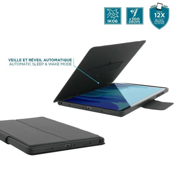 Mobilis C2 - Flip cover for tablet - black - for Samsung | 029034