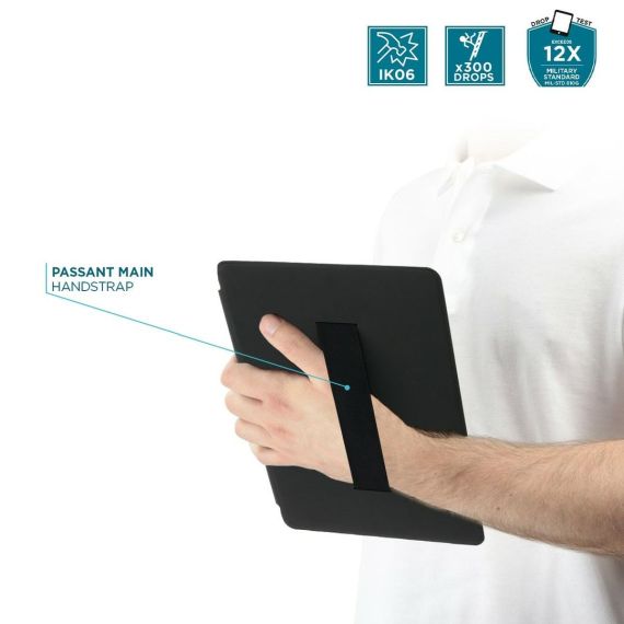 Mobilis C2 - Flip cover for tablet - black - for Samsung | 029034