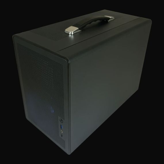 LC-Power LC-716MB-ON, Micro Tower, PC, Black, micro ATX, Mini-ITX