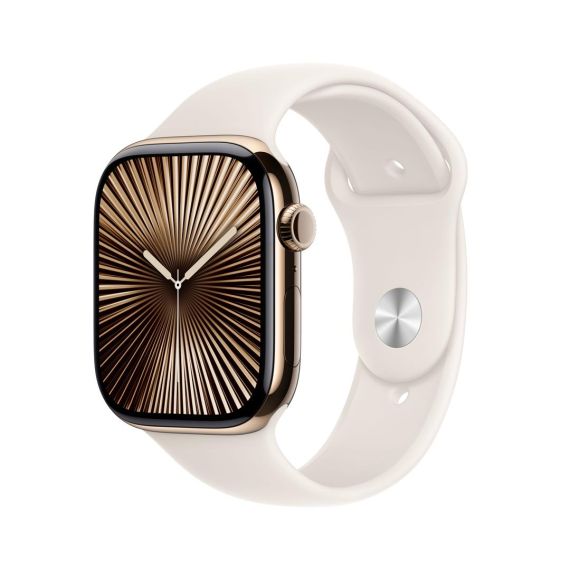 Apple Watch Series 10 (GPS + Cellular) - 46 mm - gold | MWYX3QF/A
