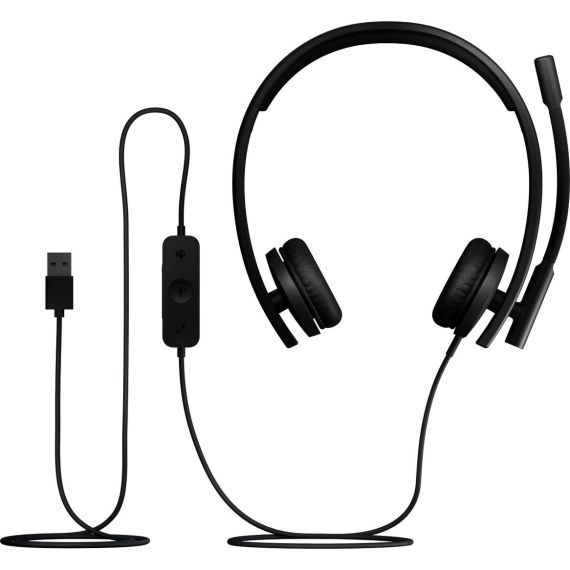 Logitech H570e - Headset - on-ear - wired - USB-A -  | 981-001430