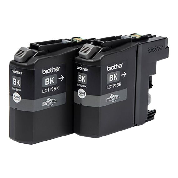 Brother LC123BK - 2-pack - High Yield - black - orig | LC123BKBP2