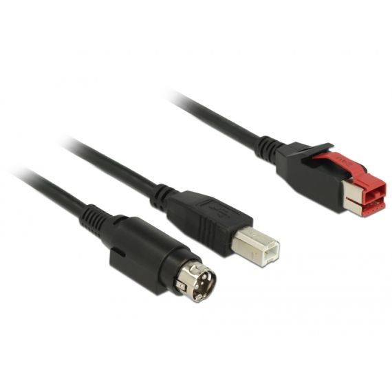 DeLOCK - PoweredUSB cable - USB PlusPower (24 V) (M) to U | 85489