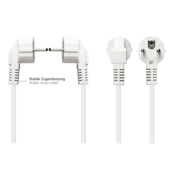 Alcasa P0102-W030 / 3 m / Power plug type E+F / Power plug type F