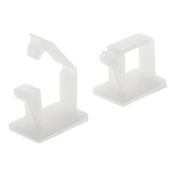 Delock - Cable holder - white (pack of 10) | 60250