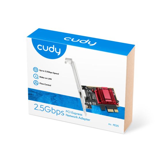 Cudy PE25 / Internal / Wired / PCI Express / Ethernet