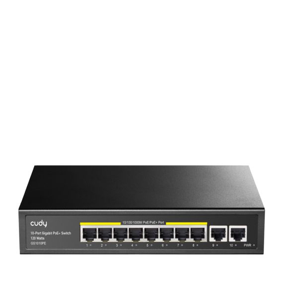 Cudy GS1010PE, Gigabit Ethernet (10/100/1000), Power over Etherne