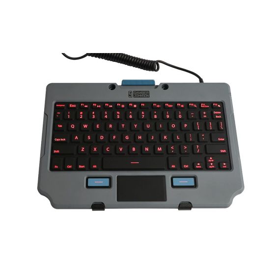 Gamber-Johnson 7160-1683-01, QWERTY, UK English, Touchpad, Univer