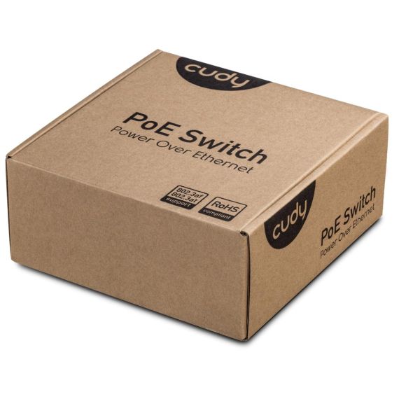 Cudy GS1005P, Gigabit Ethernet (10/100/1000), Power over Ethernet