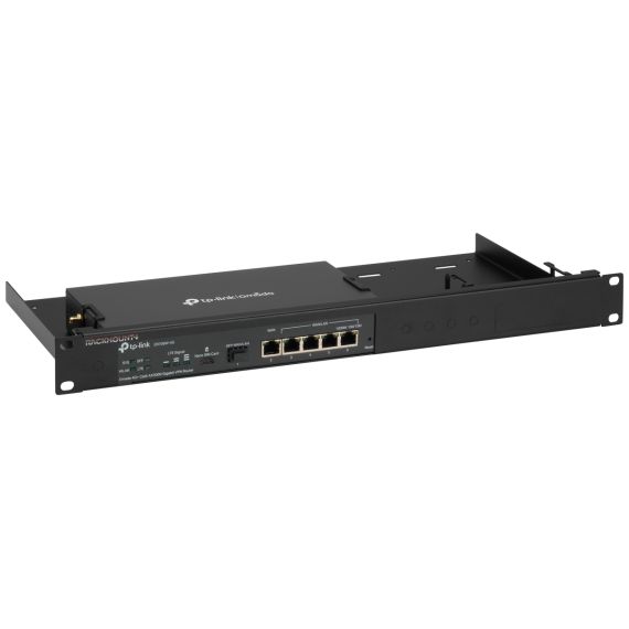 Rackmount.IT RM-OM-T2 / Mounting bracket / Black / 1U