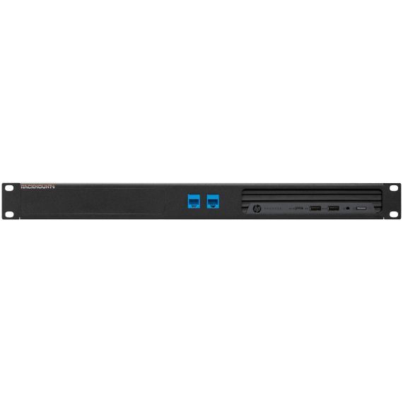 Rackmount.IT RM-HP-T2, Mounting bracket, Black, 1U, RoHS, Netherl