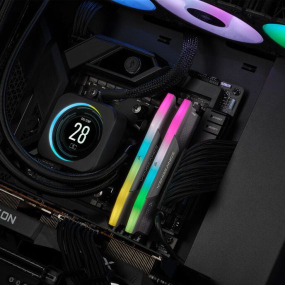 CORSAIR Vengeance RGB - DDR5 - kit - 32 GB 2 | CMH32GX5M2B6400Z32