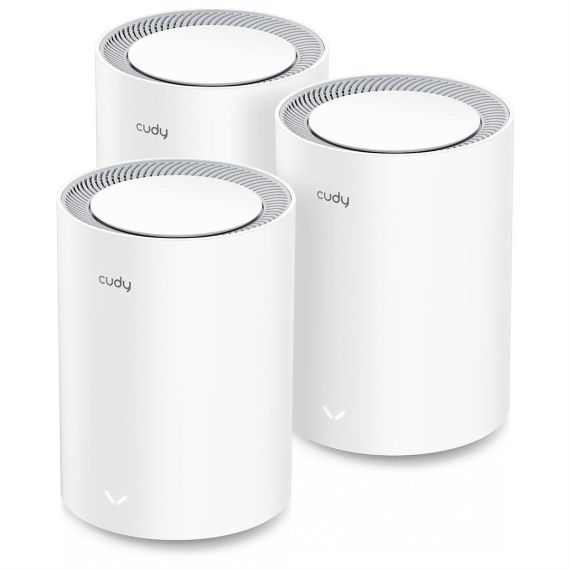 CUDY M3000 AX3000 Wi-Fi 6 Mesh 2.5G 3er-Pack | M3000(3-Pack) V2.0
