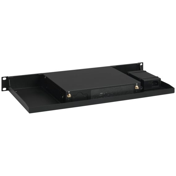 Rackmount.IT RM-LN-T1 / Mounting bracket / Black / 1U