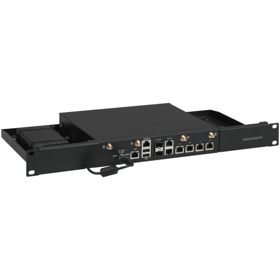 Rackmount.IT RM-LN-T1 / Mounting bracket / Black / 1U
