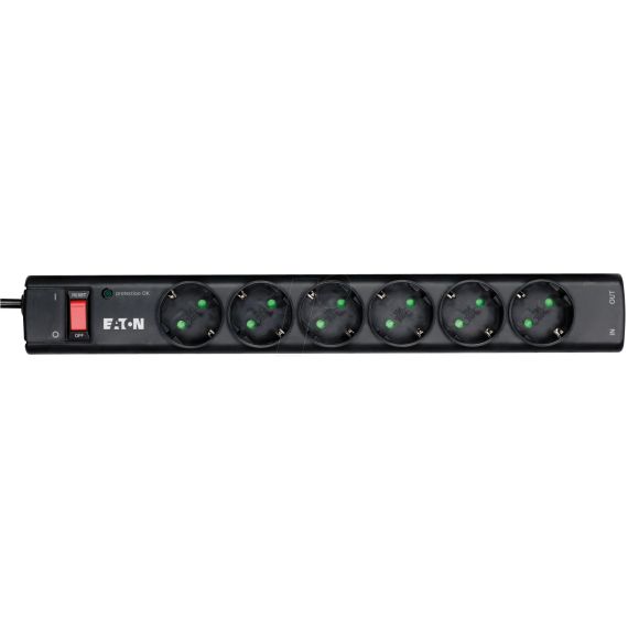 Eaton Protection Strip PS6TD - Surge protector - AC 220-250 V - 2