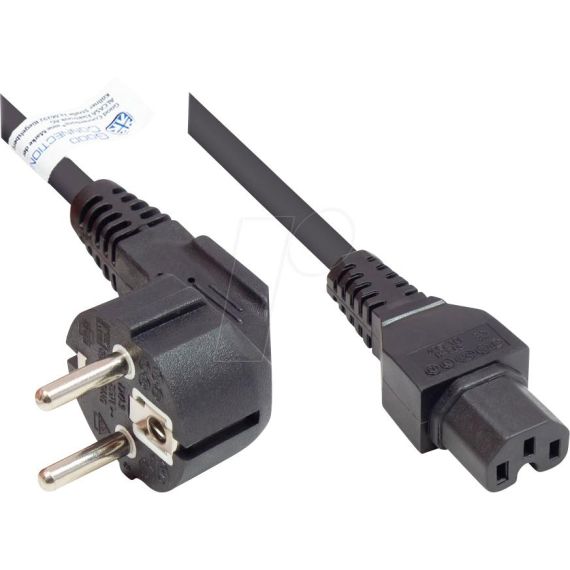 Alcasa P0150-S018 / 1.8 m / Power plug type E+F / C15 coupler / H