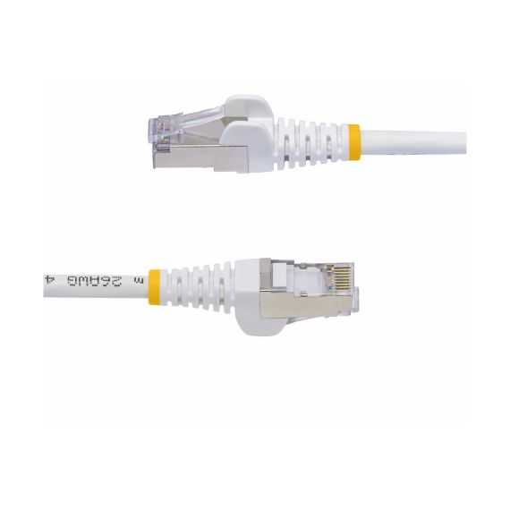 StarTech.com 10m White CAT8 Ethernet Cable, | NLWH-10M-CAT8-PATCH