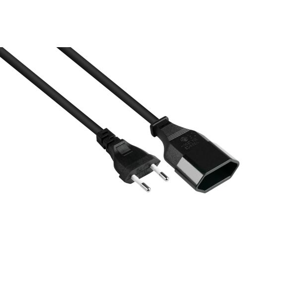 Alcasa P0300-S010 / 1 m / Power plug type C / H03VVH2-F2 / 250 V