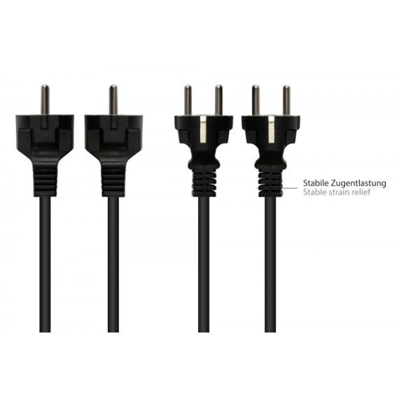 Alcasa P0030-S050 / 5 m / Power plug type E+F / C13 coupler / 250