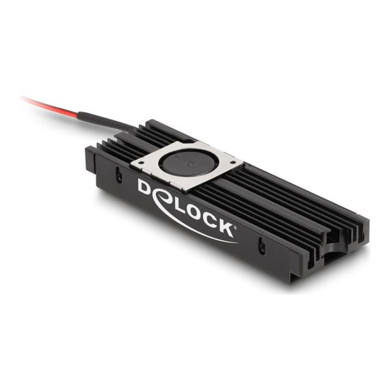 Delock - Solid state drive heatsink - SATA - black | 18451