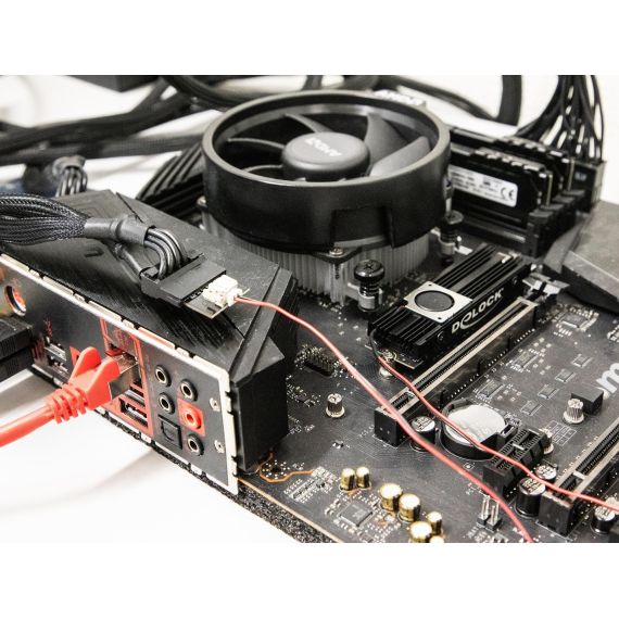 Delock - Solid state drive heatsink - SATA - black | 18451