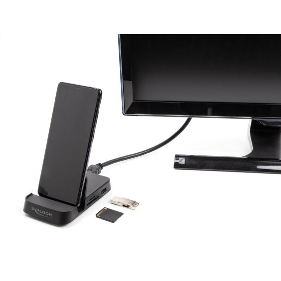 Delock - Docking station - USB-C / Thunderbolt 3 - HDMI | 88018
