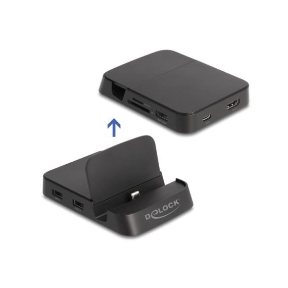 Delock - Docking station - USB-C / Thunderbolt 3 - HDMI | 88018