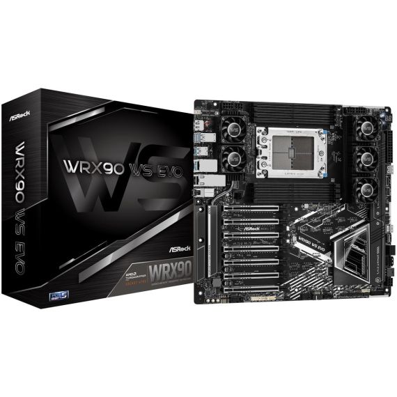 ASRock WRX90 WS EVO Mainboard - Socket sTR5 DD | 90-MXBMH0-A0UAYZ