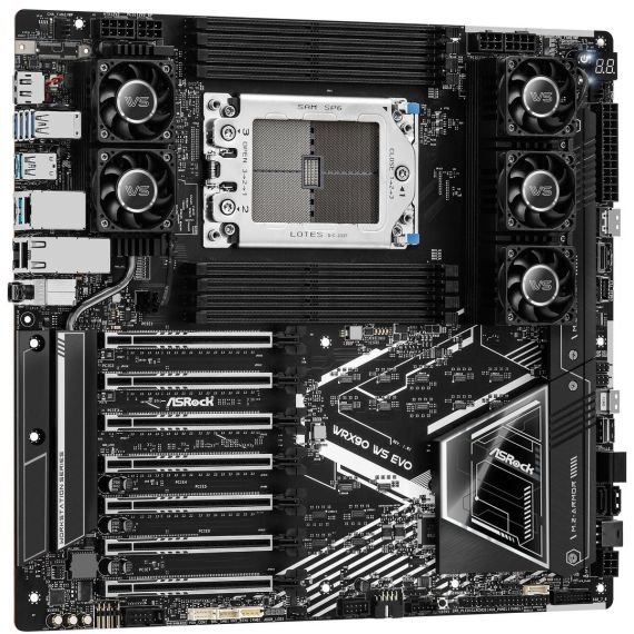 ASRock WRX90 WS EVO Mainboard - Socket sTR5 DD | 90-MXBMH0-A0UAYZ