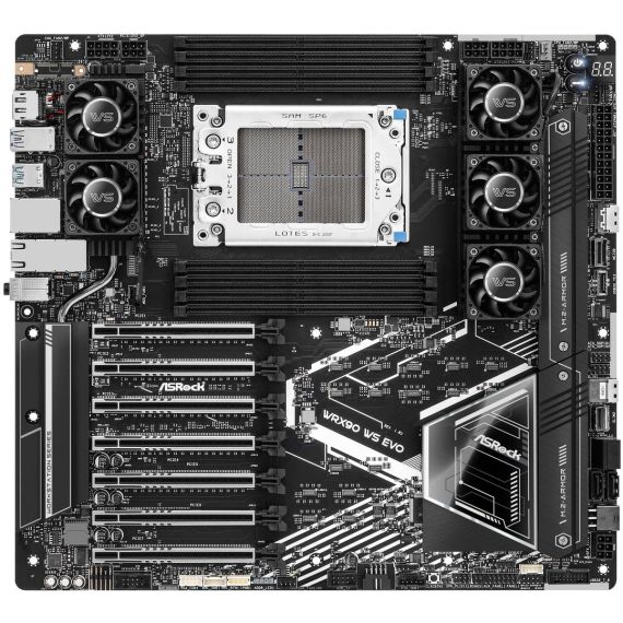 ASRock WRX90 WS EVO Mainboard - Socket sTR5 DD | 90-MXBMH0-A0UAYZ
