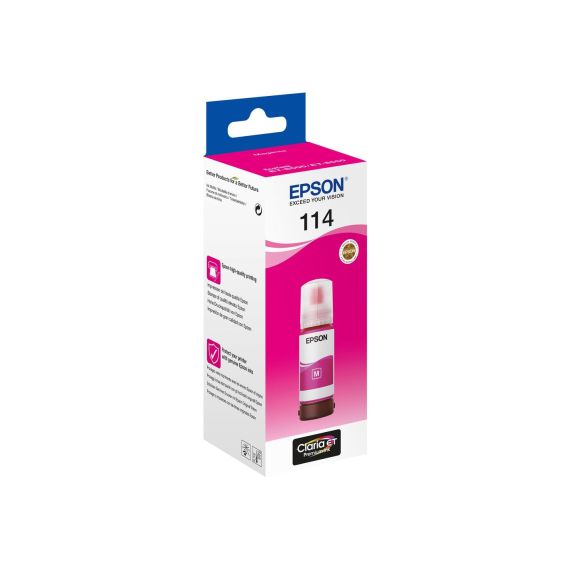 Epson 114 - 70 ml - magenta - original - ink refill  | C13T07B340