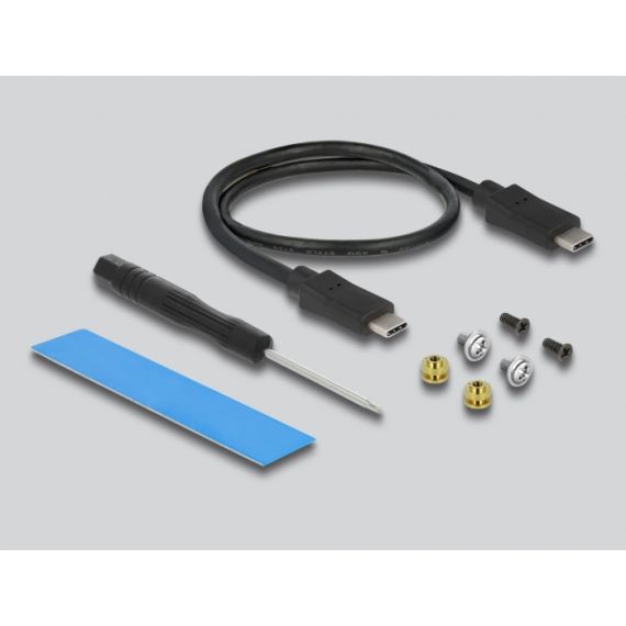 Delock - Storage enclosure - M.2 - M.2 NVMe Card / SATA 6 | 42004