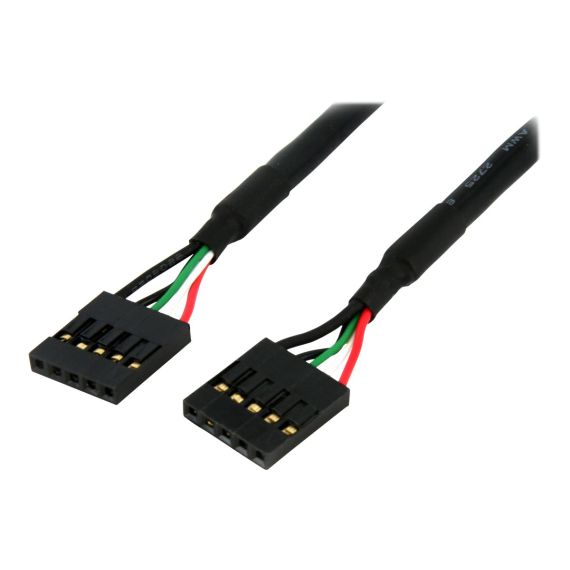 StarTech.com 5 Pin USB 2.0 Header - 12 in USB IDC  | USBINT5PIN12