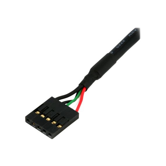 StarTech.com 5 Pin USB 2.0 Header - 12 in USB IDC  | USBINT5PIN12