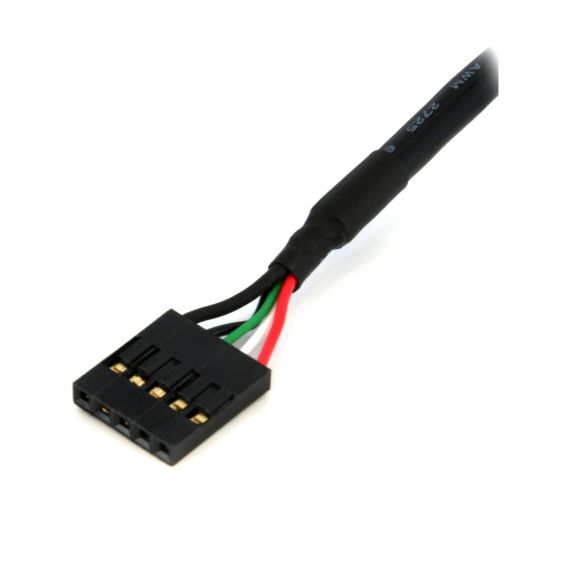 StarTech.com 5 Pin USB 2.0 Header - 12 in USB IDC  | USBINT5PIN12