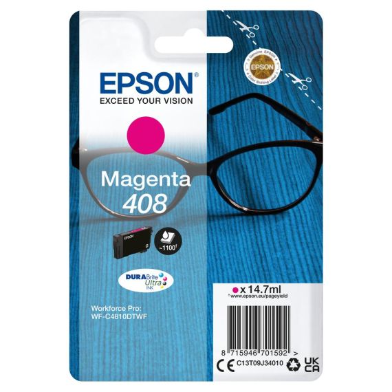 Epson 408 - 14.7 ml - high capacity - magenta - or | C13T09J34010