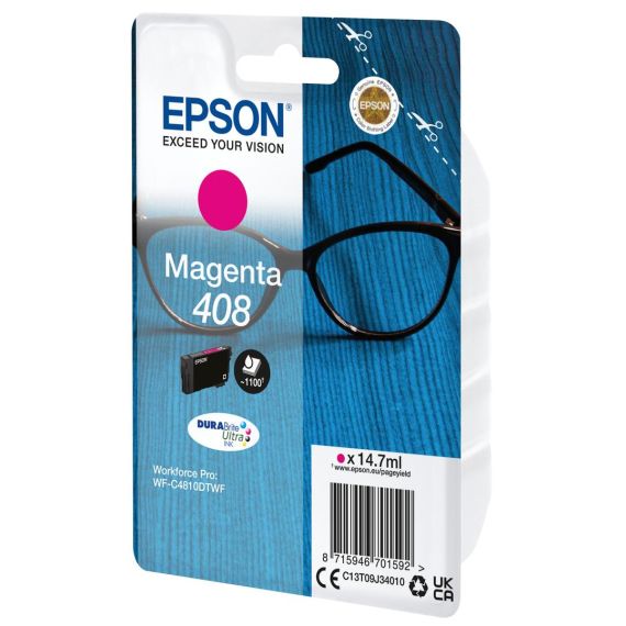 Epson 408 - 14.7 ml - high capacity - magenta - or | C13T09J34010