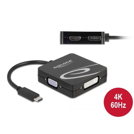 single link - 24 pin USB-C male to 15 pin D-Sub (DB-15),  | 63129