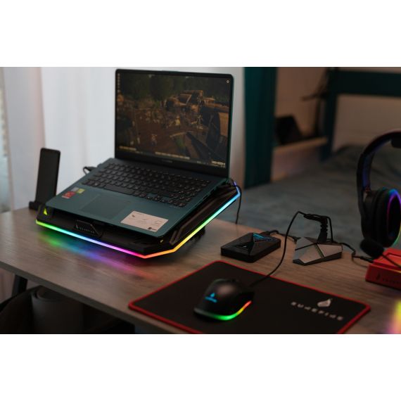 For laptops up to 17", 200 mm RGB, 600-750 RPM, 38 - 48 d | 48844