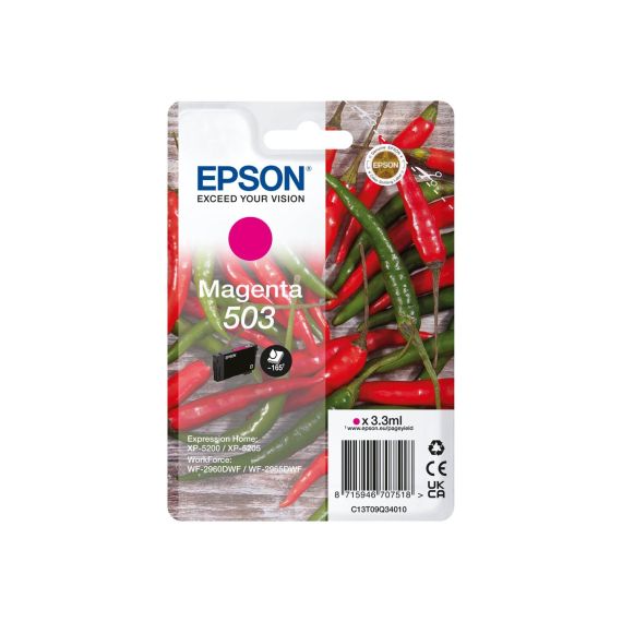 Epson 503 - 3.3 ml - magenta - original - blister  | C13T09Q34010