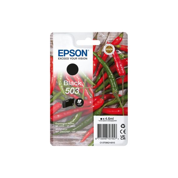 Epson 503 - 4.6 ml - black - original - blister -  | C13T09Q14010