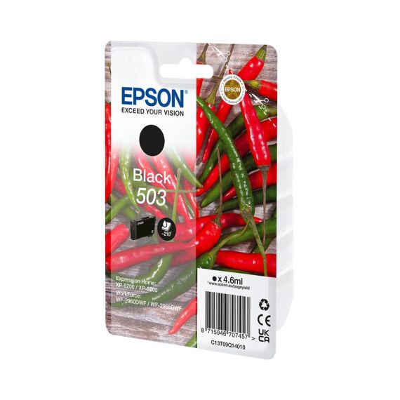 Epson 503 - 4.6 ml - black - original - blister -  | C13T09Q14010