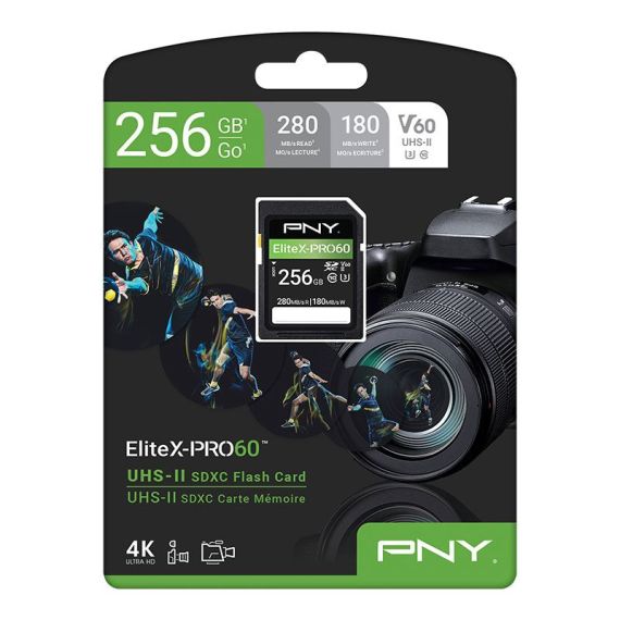PNY EliteX-PRO60 - Flash memory card - 256 | P-SD256V60280EXP6-GE