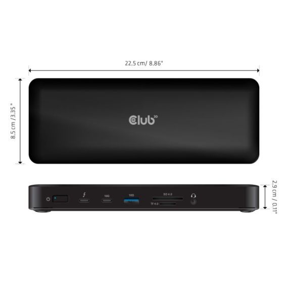 Club 3D 16-in-1 - Docking station - for desktop, lapto | CSV-1583