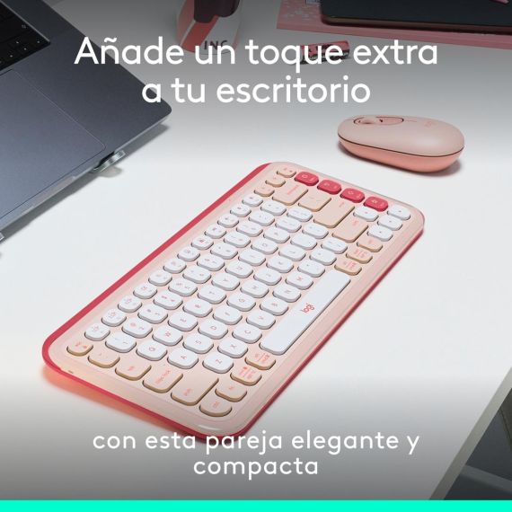 Logitech POP Icon Combo - Keyboard and mouse set - w | 920-013120