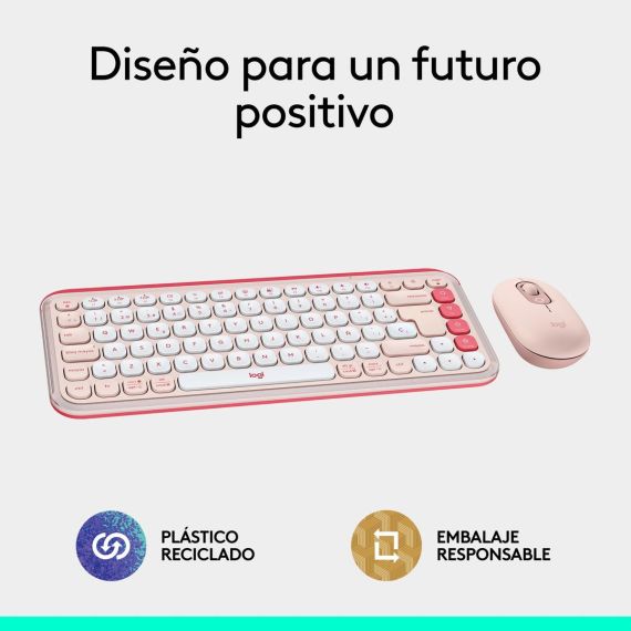 Logitech POP Icon Combo - Keyboard and mouse set - w | 920-013120