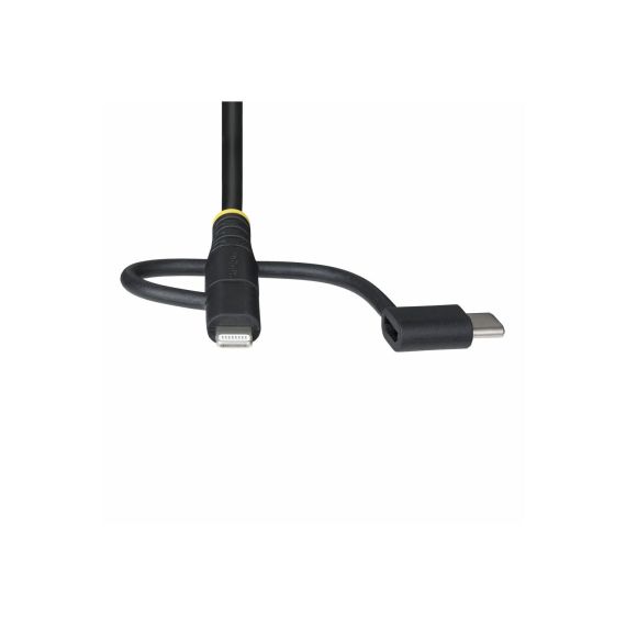StarTech.com 3.3ft USB Multi Charging Cable, Lightni | RLTCUB1MBK
