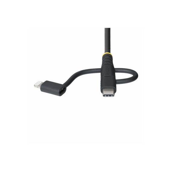 StarTech.com 3.3ft USB Multi Charging Cable, Lightni | RLTCUB1MBK