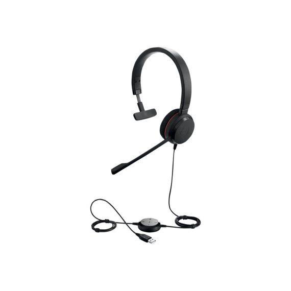 Jabra Evolve 20 UC mono - Headset - on-ear - wired | 4993-829-269